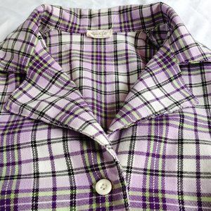 John Galt Cropped Short Sleeve Button Up